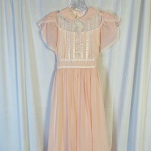 Vintage Gunne Sax Romantic Renaissance Bridal Collection Flower Girl Dress SZ 7